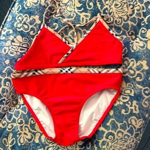 Burberry bikini size 12, fits like a size 10.